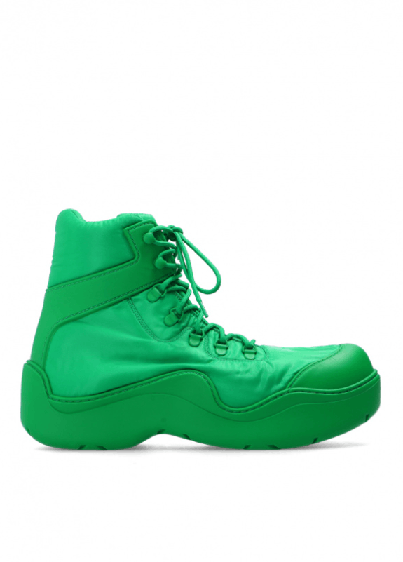 image of Bottega Veneta O1Loc1C0124 Puddle Bomber In Green Shoes, Men's (Size 9)