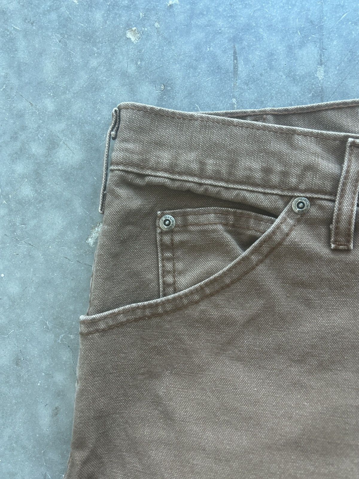 Dickies × Vintage Vintage Y2K Brown Dickies Carpenter Pants Size US 36 / EU 52 - 4 Thumbnail