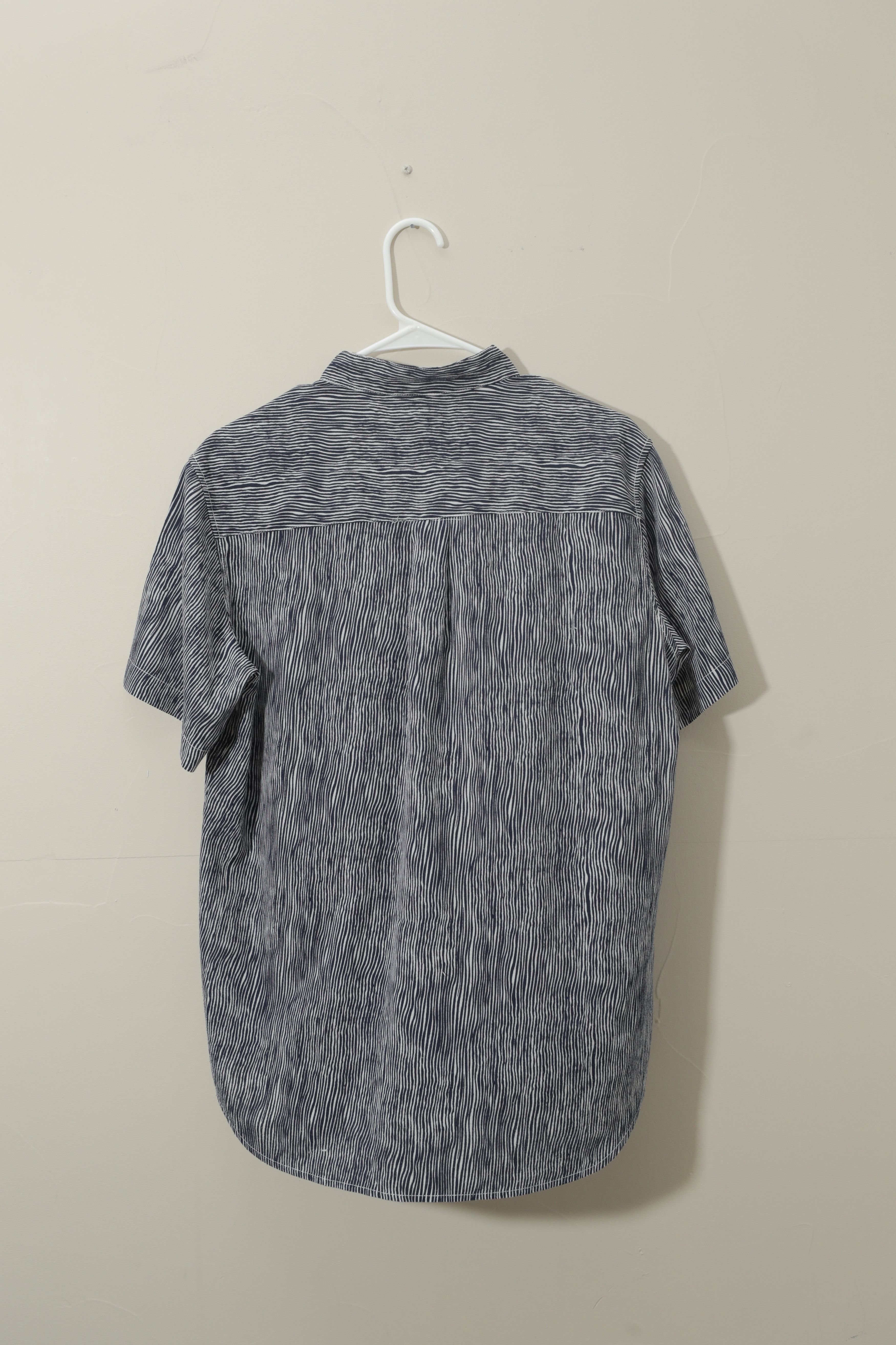 Other CharmkpR Striped Short Sleeve Button Up No Collar (M) Size US M / EU 48-50 / 2 - 2 Thumbnail