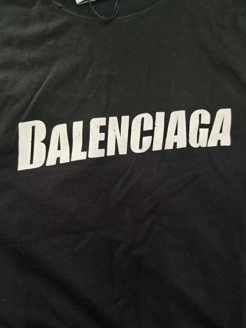 Balenciaga Balenciaga Letter Logo Crew Neck Short Sleeve T-Shirt Size US XS / EU 42 / 0 - 3 Thumbnail