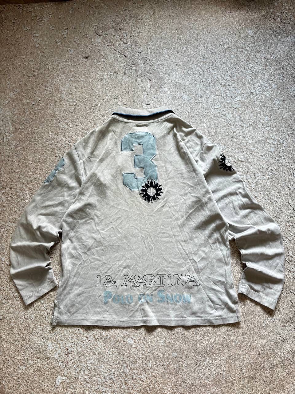 Japanese Brand Polo Ralph Lauren style distressed rugby sweatshirt Size US L / EU 52-54 / 3 - 5 Thumbnail