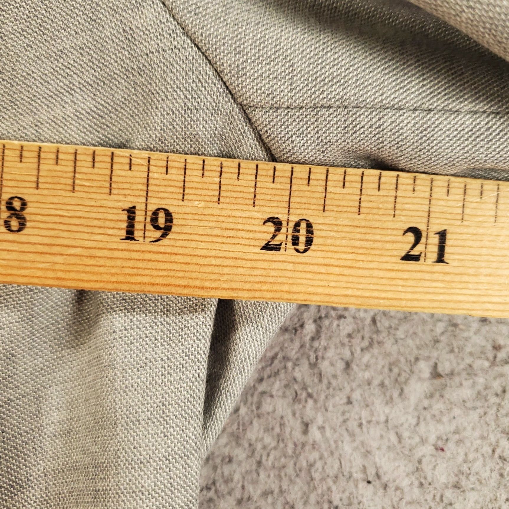 Vintage VINTAGE Lafayette 148 Blazer Jacket Womens 8 Gray Wool Silk Blend Classic Open Front Pockets Size M / US 6-8 / IT 42-44 - 4 Thumbnail