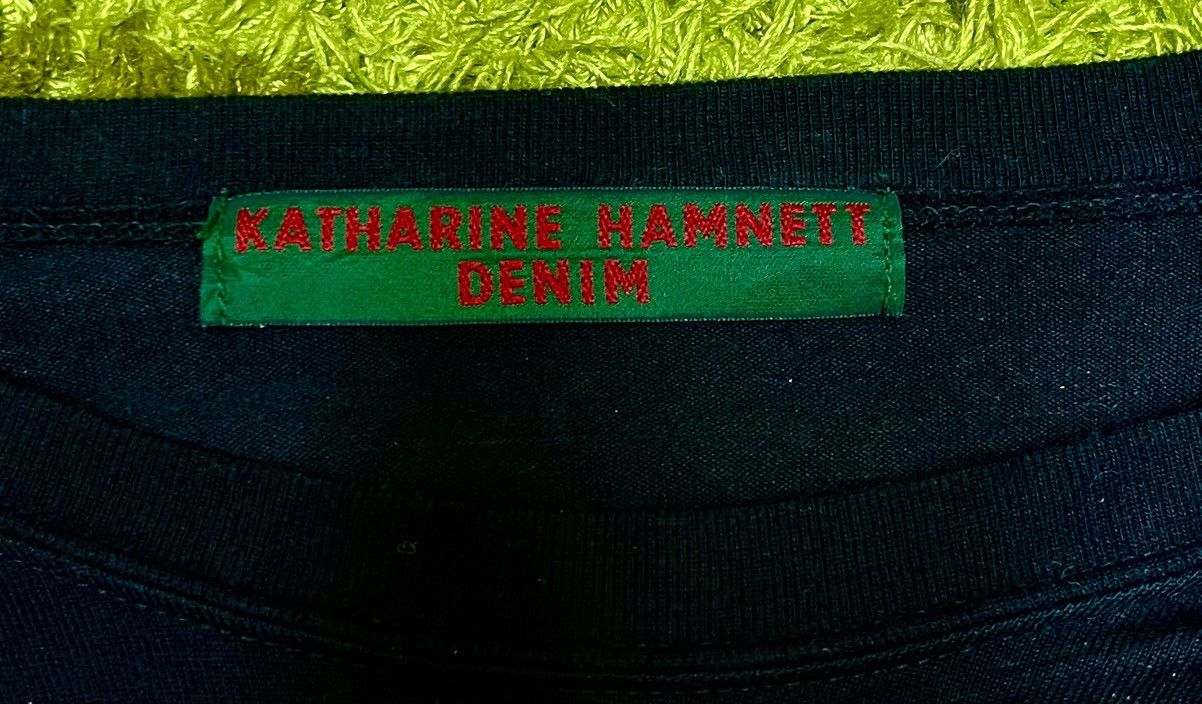Katharine Hamnett London Katharine Hamnett Denim Tshirt Size L / US 10 / IT 46 - 2 Thumbnail