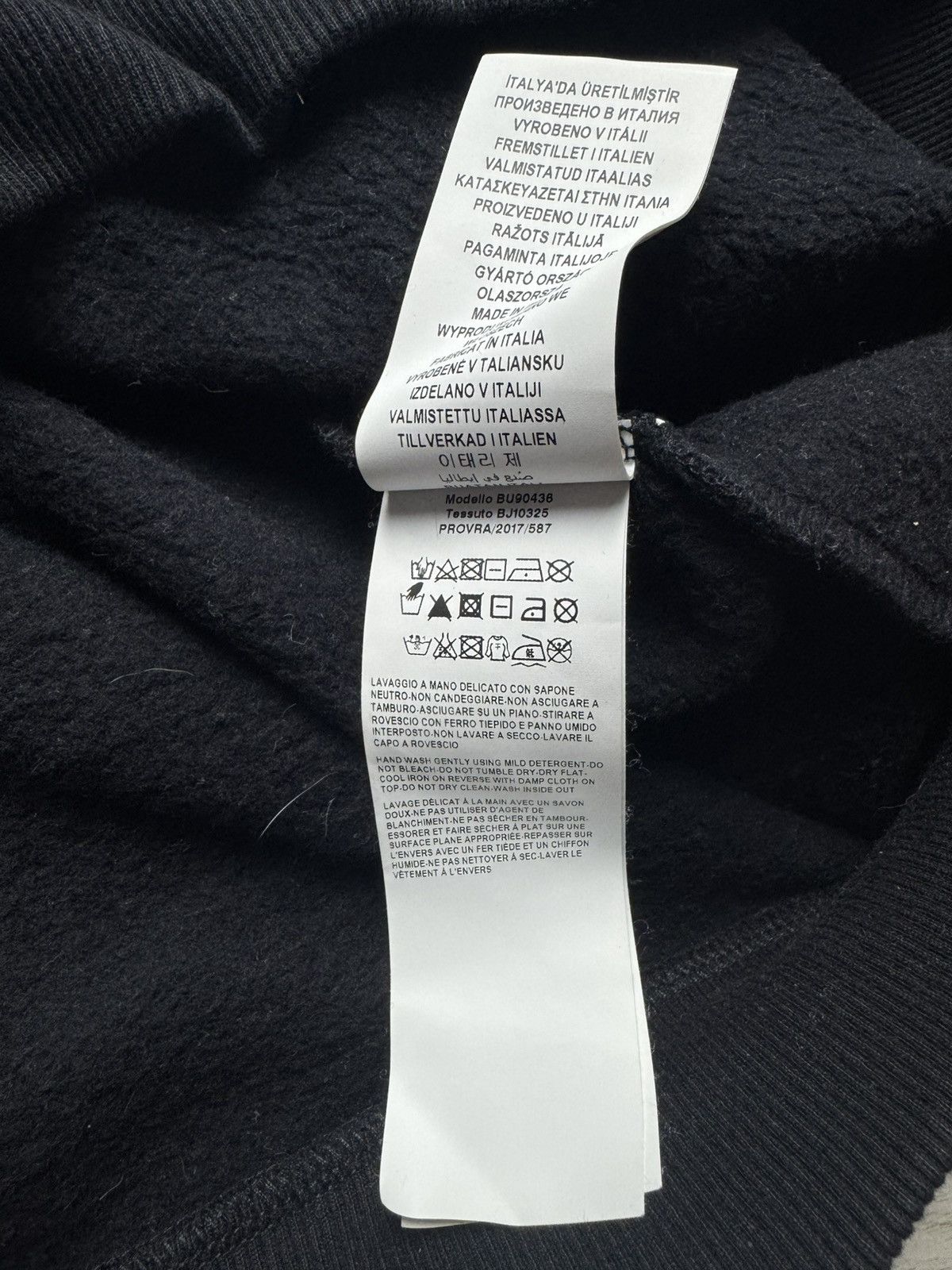 Versus Versace Versace Versus black striped sweatshirt Size US M / EU 48-50 / 2 - 9 Thumbnail