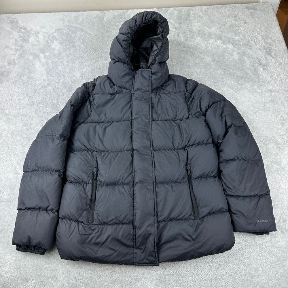 Roots Pathfinder Black Parka 800 Fill Power Puffer Jacket S