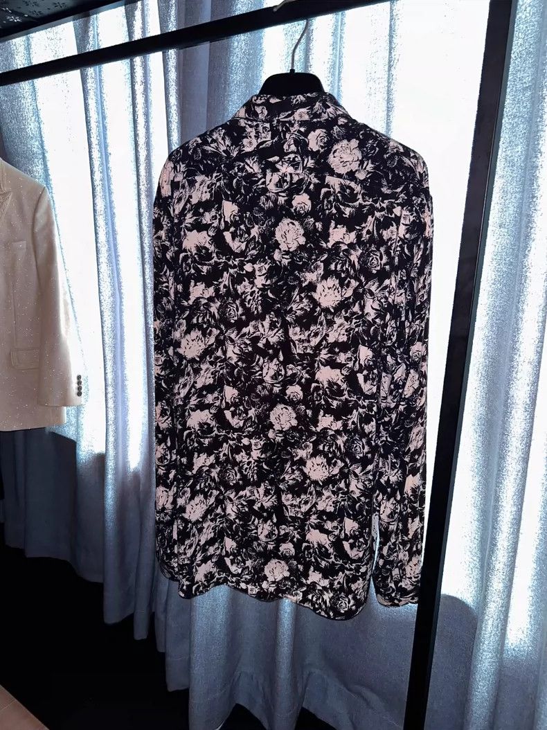 Saint Laurent Paris Saint Laurent Paris 2022SS French Rose Shirt Nextarrow-2505 Size US XXS / EU 40 - 2 Thumbnail