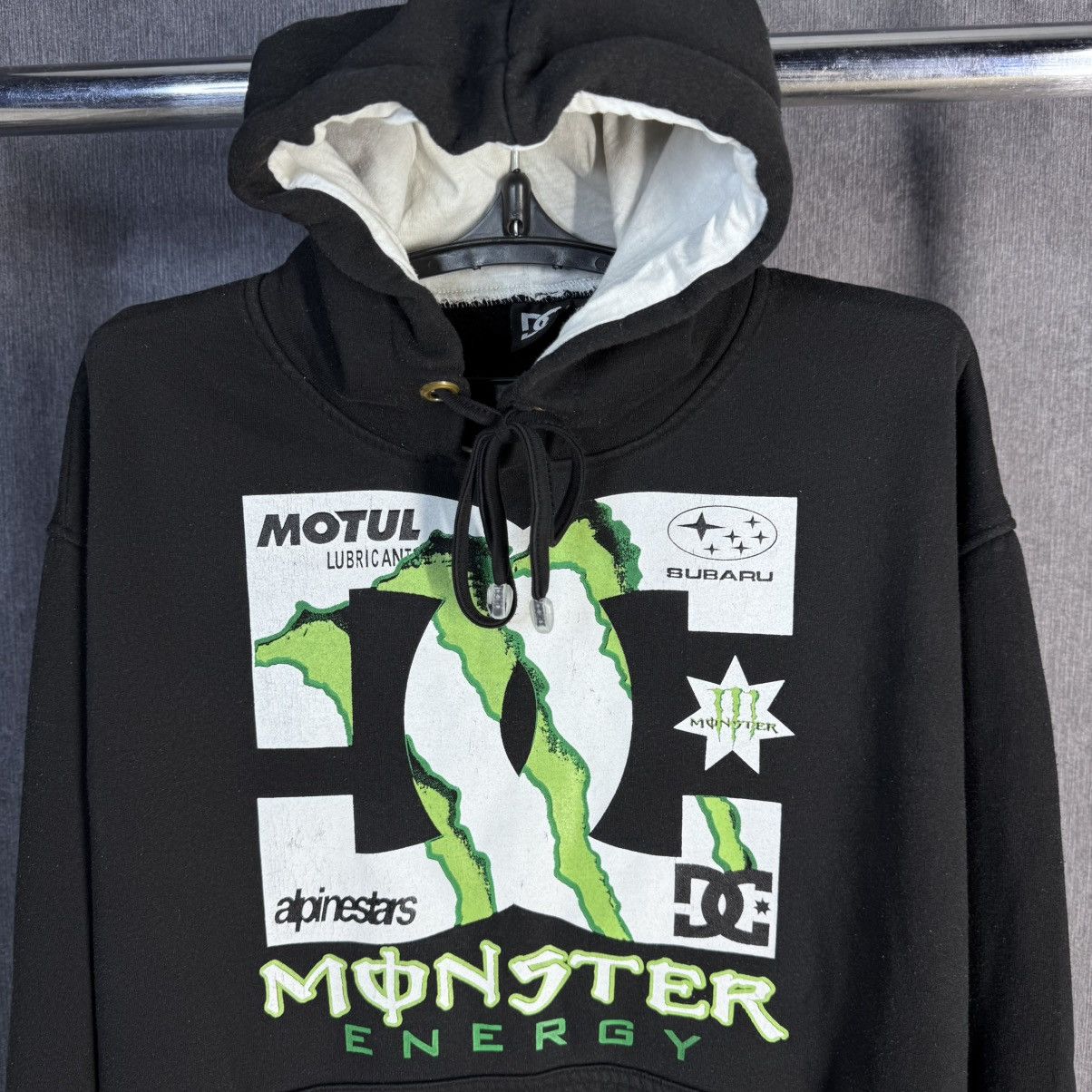 DC DC shoes Subaru Fox Racing Monster Energy hoodie big logo Size US XL / EU 56 / 4 - 2 Thumbnail