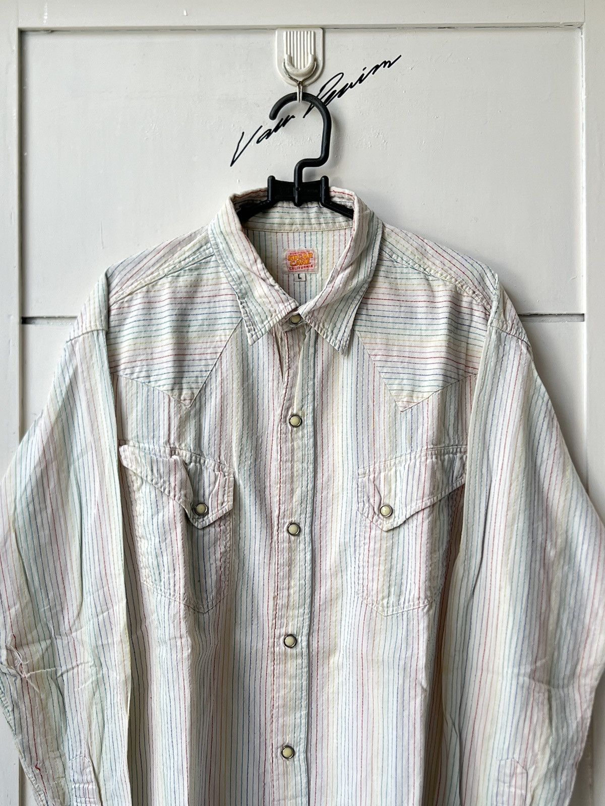Sugar Cane SUGAR CANE Striped Western Shirt Size US M / EU 48-50 / 2 - 2 Thumbnail