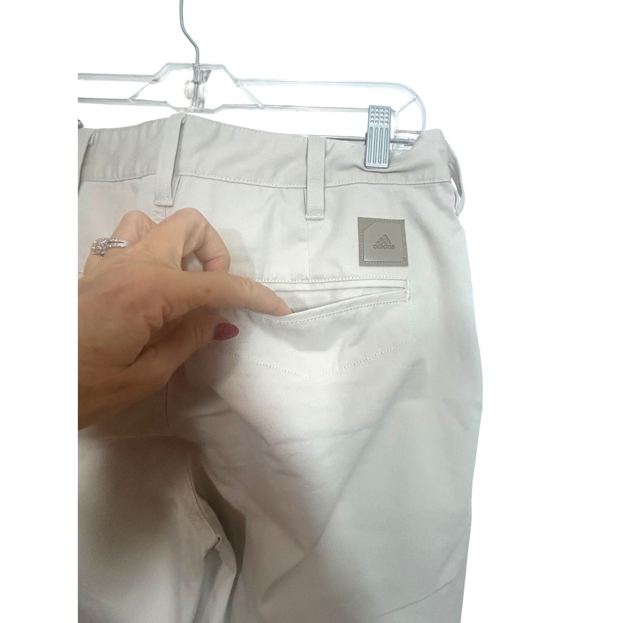 Adidas Adidas Men’s Pants 30 x 34 Light Beige Cargo Pocket Logo Ple Size US 30 / EU 46 - 9 Thumbnail