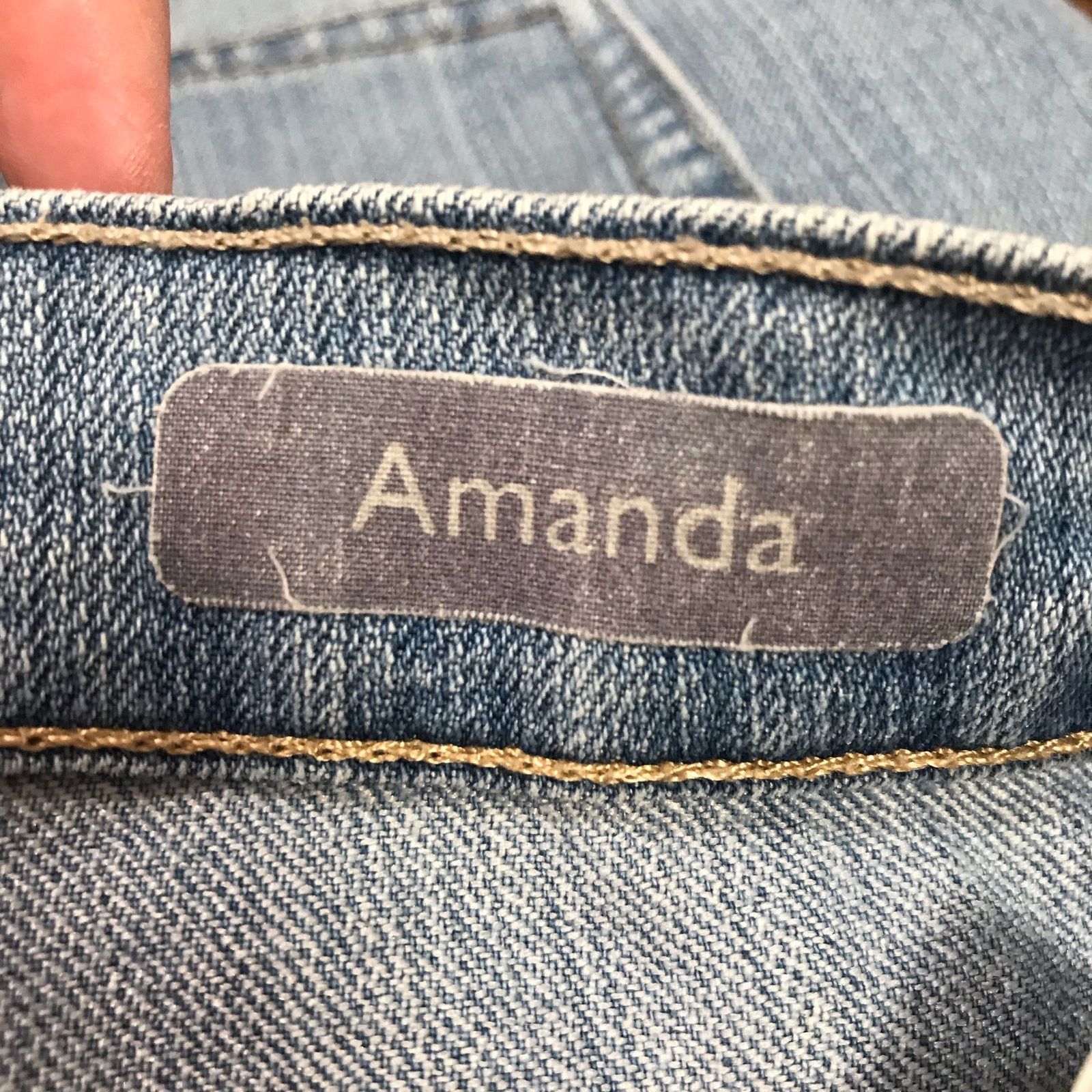 Gloria Vanderbilt Gloria Vanderbilt Amanda Denim Jean 12 Size 34" / US 12 / IT 48 - 4 Thumbnail