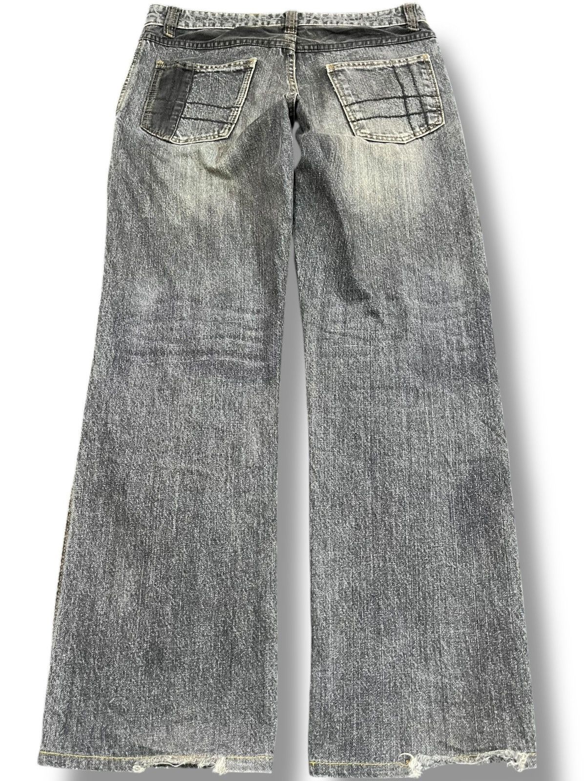 14th Addiction × Comme Ca Ism × Yasuyuki Ishii Vintahe Comme Ca Du Mode Wide Leg Avantgarde Style Dneim Size US 30 / EU 46 - 6 Thumbnail