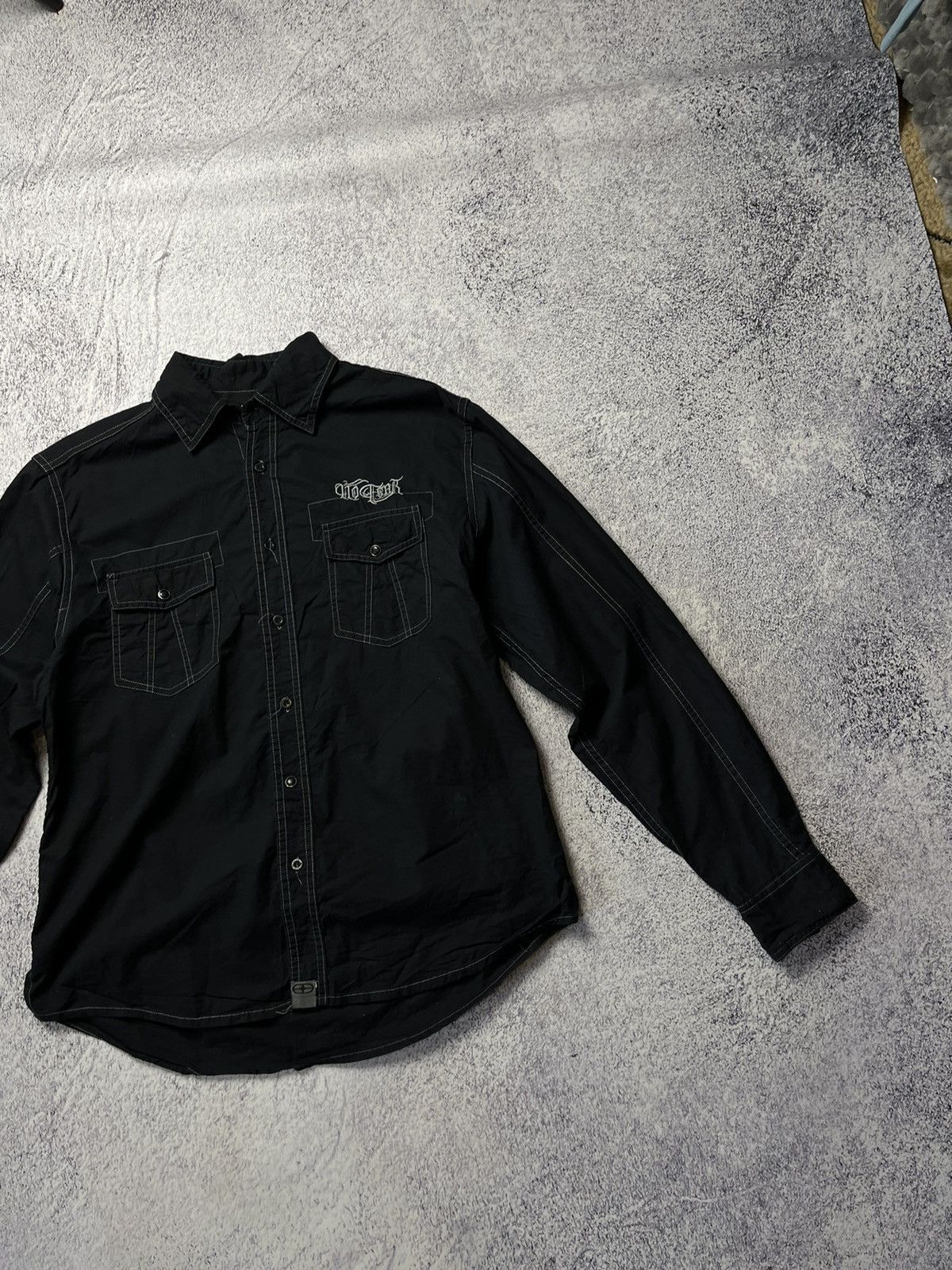 No Fear Vintage No Fear Button Up Shirt Big Logo USA Size US M / EU 48-50 / 2 - 4 Thumbnail