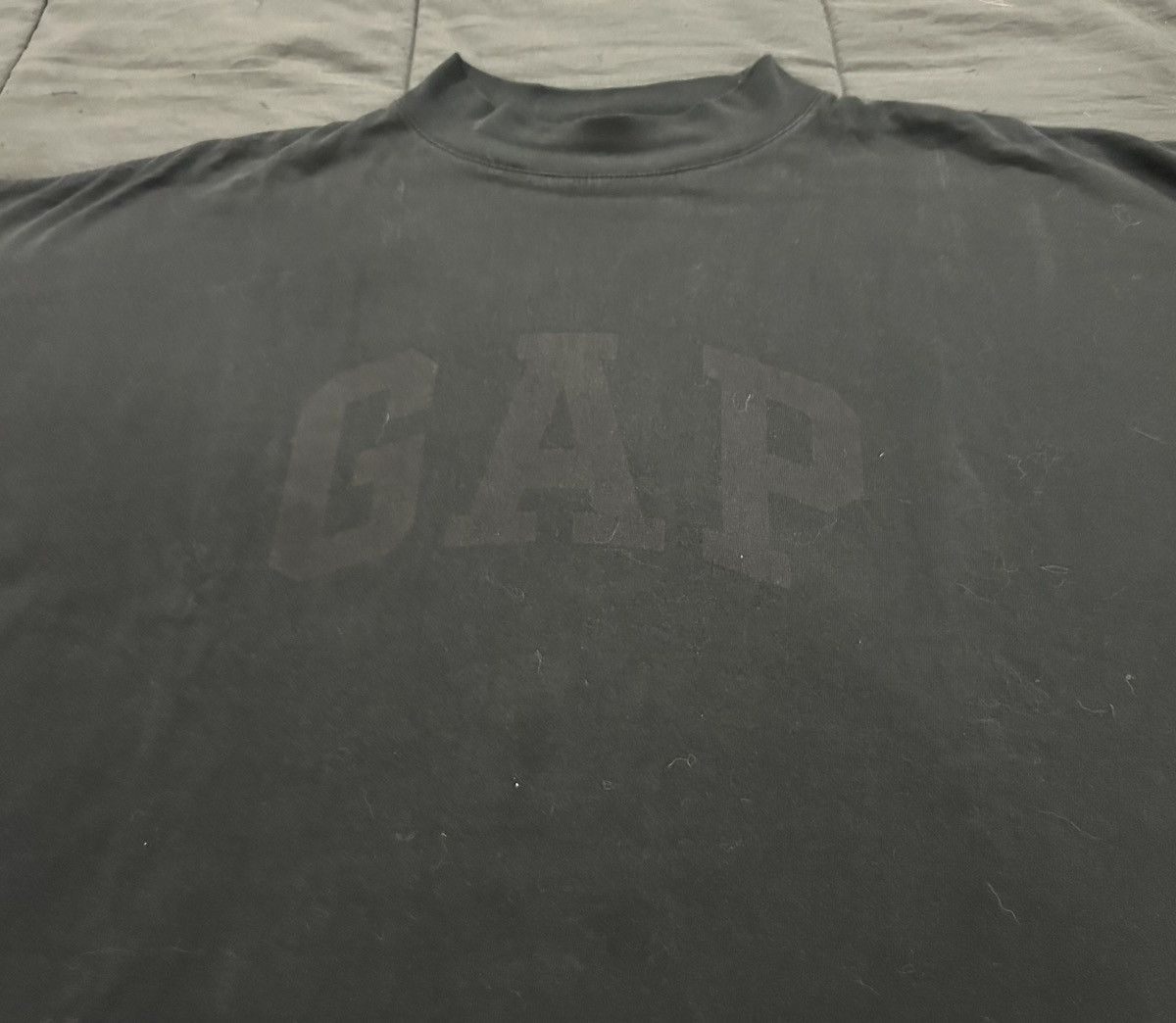 Balenciaga × Gap × Yeezy Yeezy Gap Engineered by Balenciaga Dove 3/4 Sleeve Tee Black Size US M / EU 48-50 / 2 - 2 Thumbnail