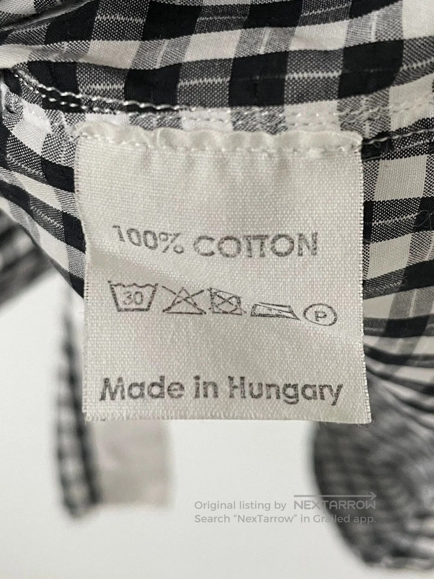 Dries Van Noten Dries Van Noten Black and White Checked Shirt. Size US S / EU 44-46 / 1 - 6 Thumbnail