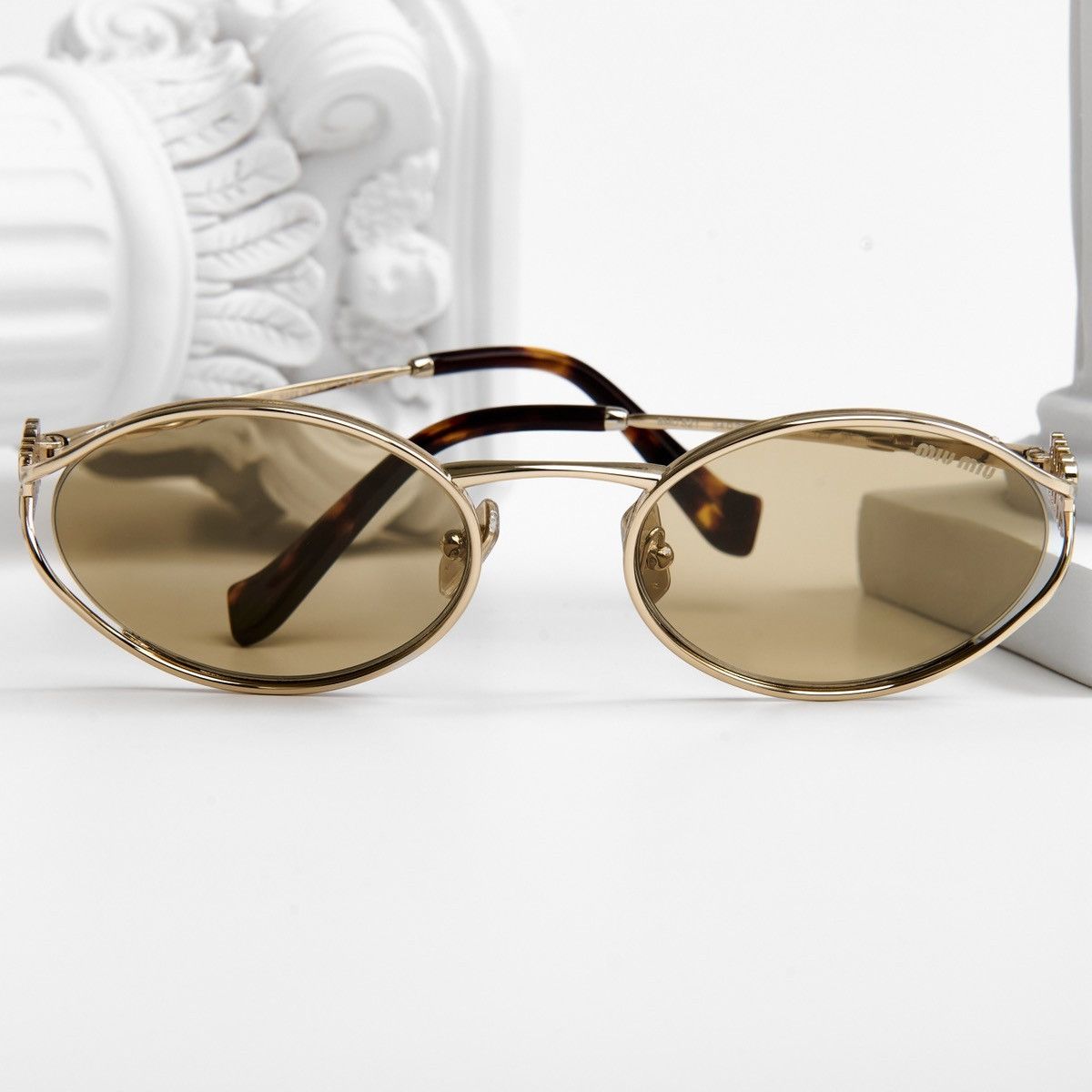 Miu Miu MIU MIU 0MU 52YS ZVN10R SUNGLASSES Size ONE SIZE - 6 Thumbnail