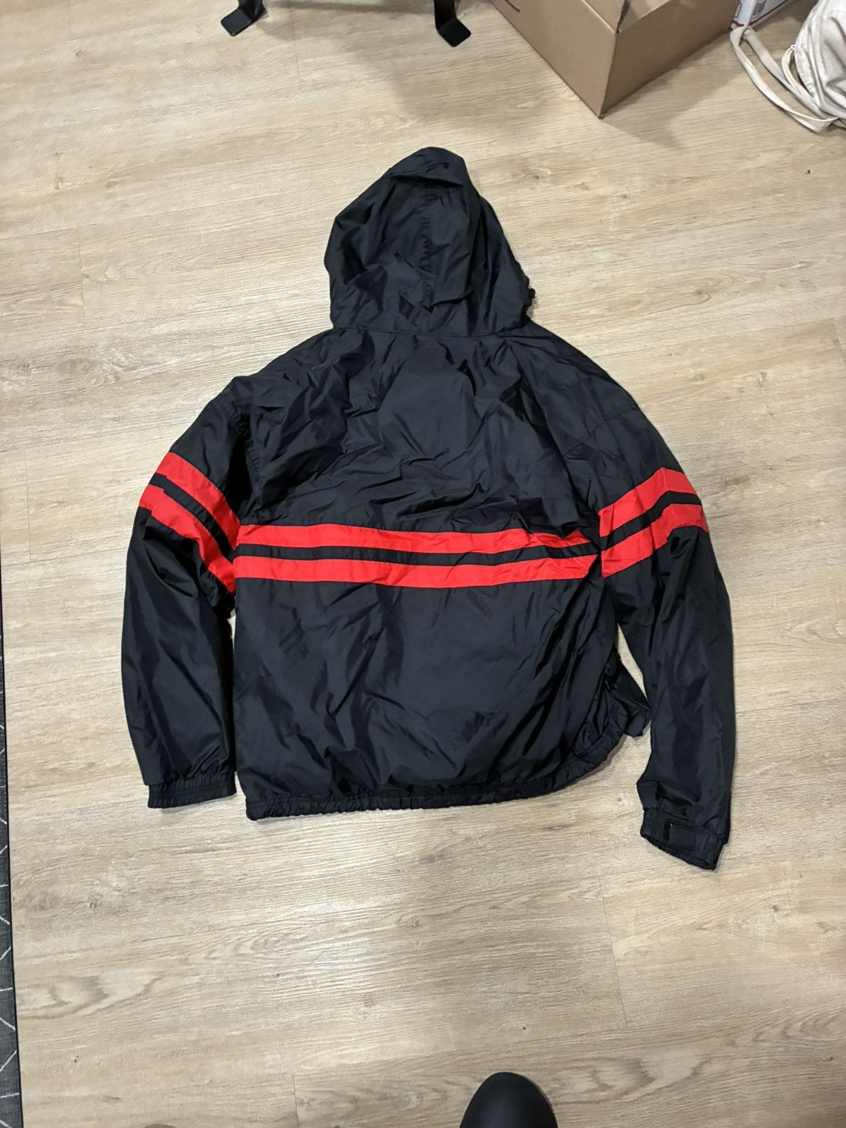 Other Black and Red Striped Windbreaker Jacket Size L #windbreaker Size US XL / EU 56 / 4 - 2 Thumbnail