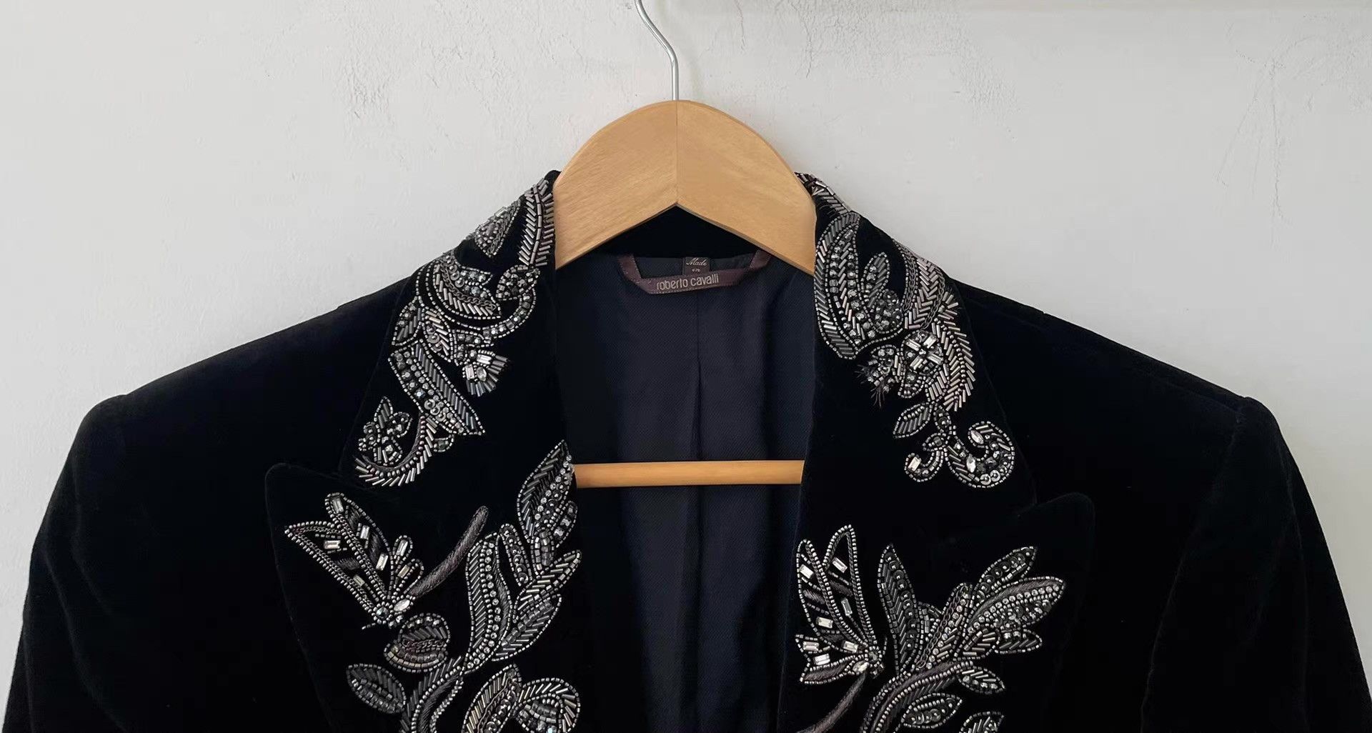 Roberto Cavalli Roberto Cavalli Blazer with Beaded Embellishment。Ｑ21 Size 50R - 6 Thumbnail