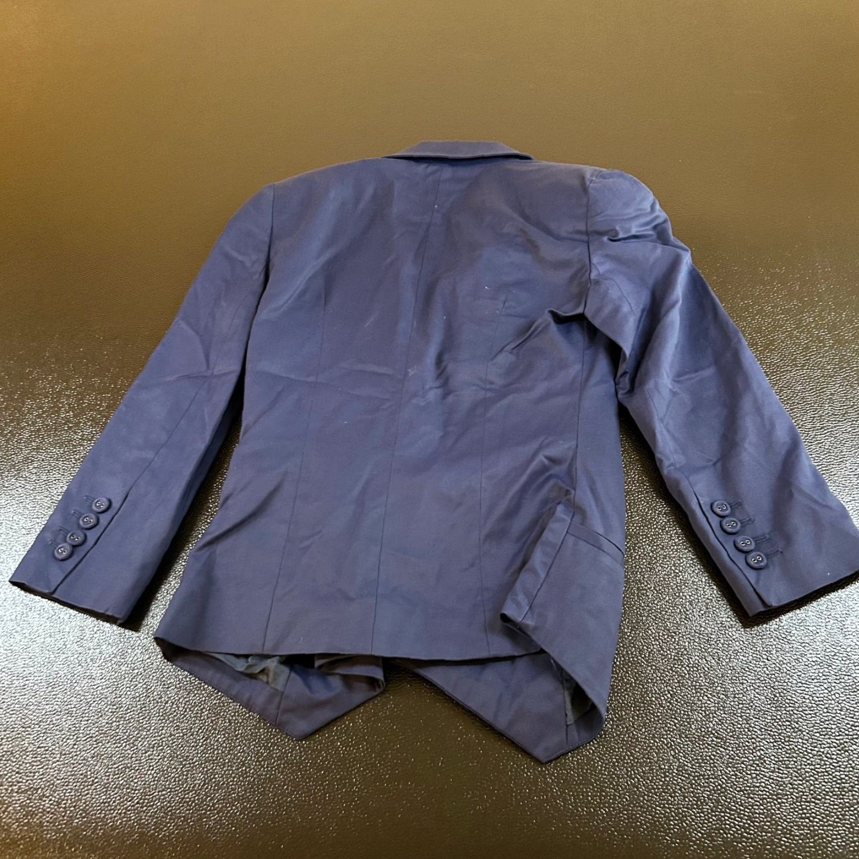 Alexander McQueen Alexander McQueen Blazer Women Navy Blue Viscose Lined 38 Button Hook Asymmetrical Tailored Formal Party/Cocktail Jacket Size XS / US 0-2 / IT 36-38 - 6 Thumbnail