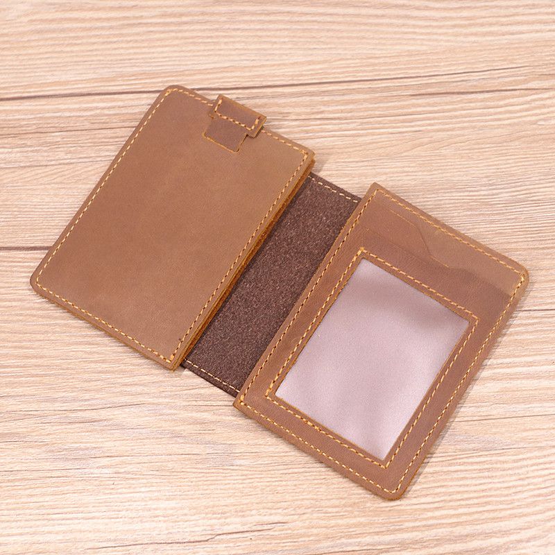 Japanese Brand × Leather Short Small Bifold Leather Wallet Size ONE SIZE - 4 Thumbnail