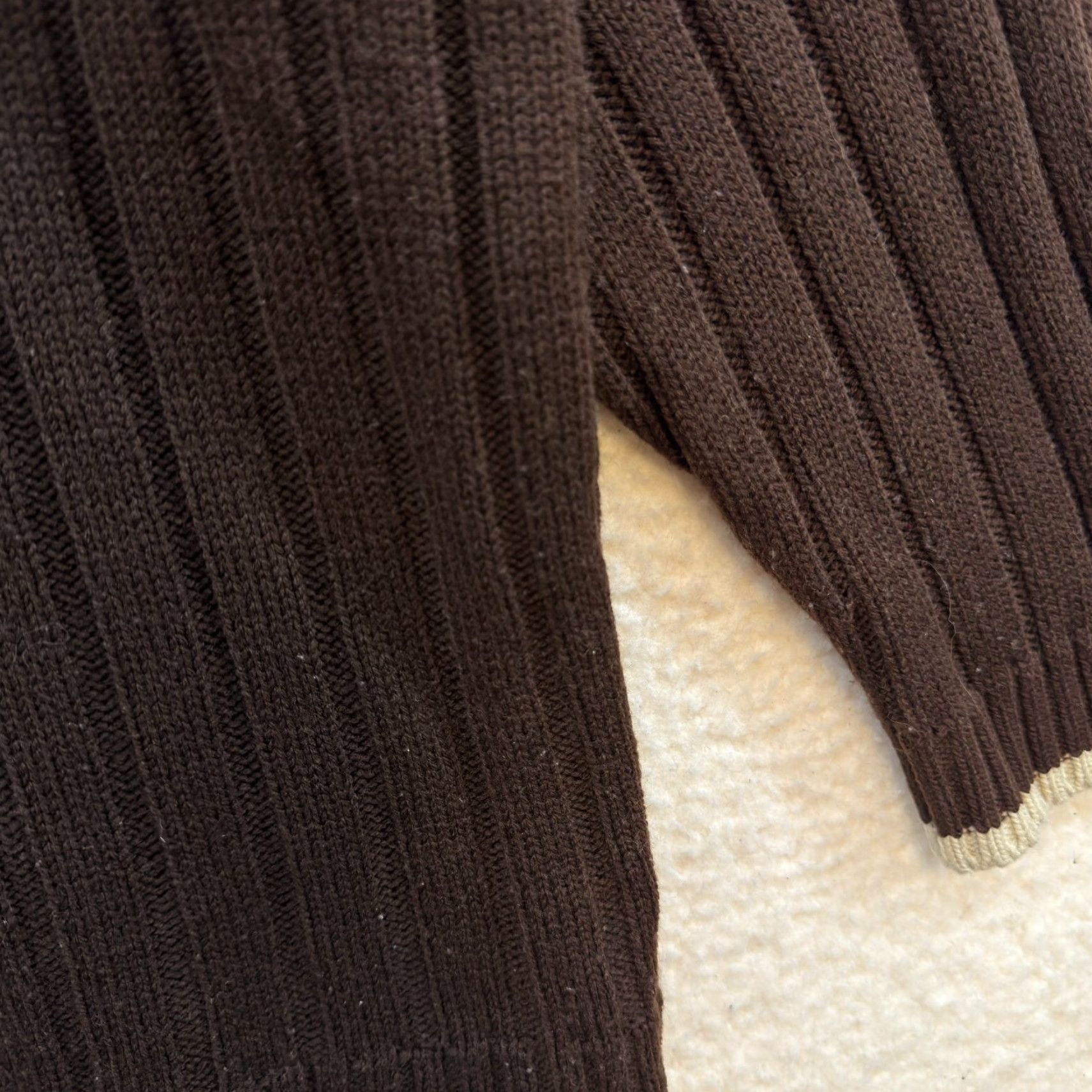 Southpole VINTAGE Y2K South Pole Turtleneck Sweater Large Mens Geometric Fair Isle Nordic Brown L Size US L / EU 52-54 / 3 - 6 Thumbnail