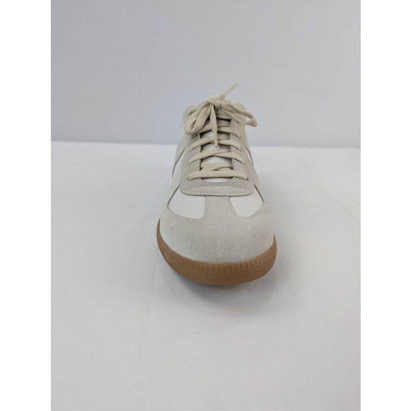 Maison Margiela o1rshd1 Leather Replica Sneaker in White / Grey Size US 12 / EU 45 - 15 Thumbnail
