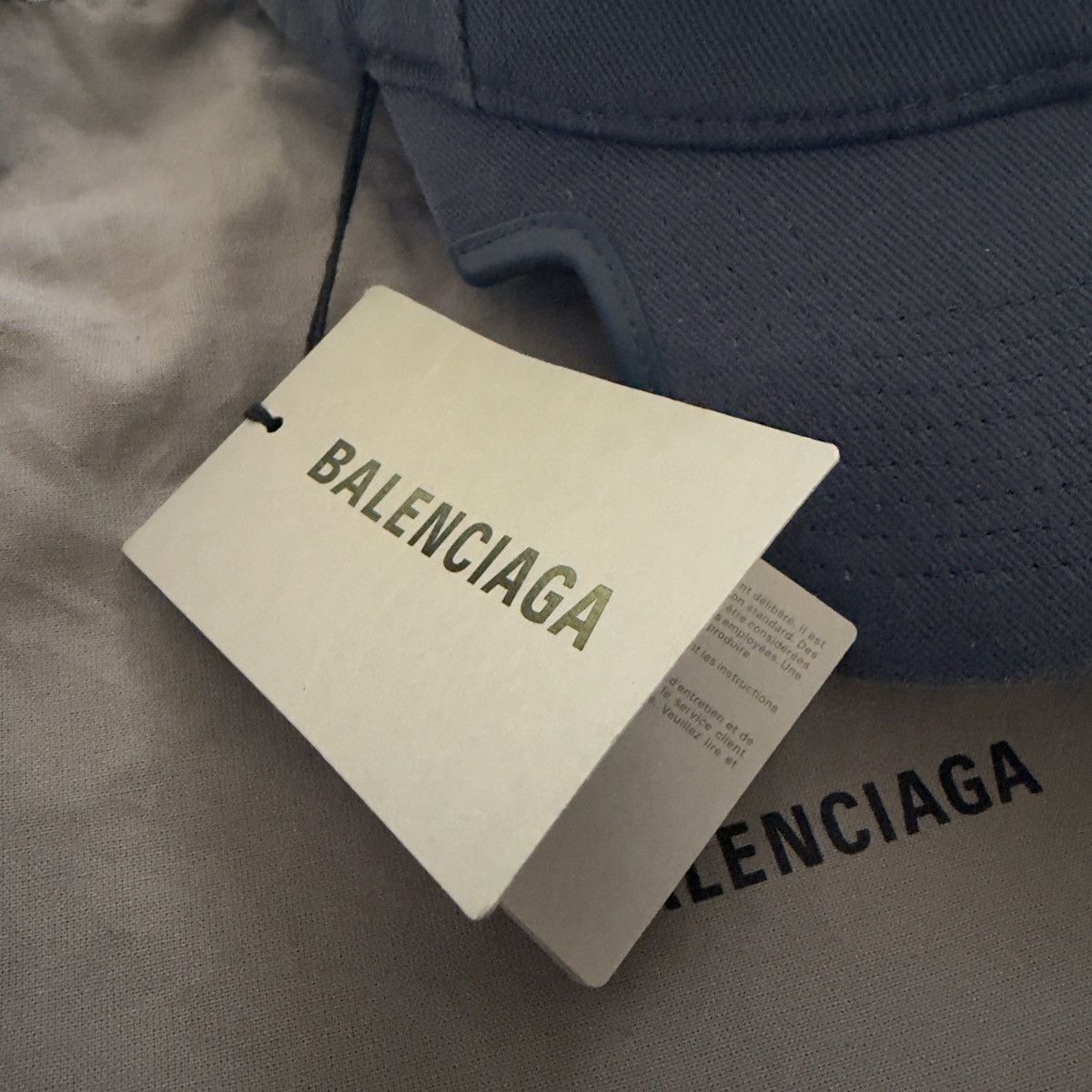 Balenciaga Balenciaga 3B Stencil Cap Blue Small 55CM 🚫READ DESCRIPTION🚫 Size ONE SIZE - 11 Thumbnail