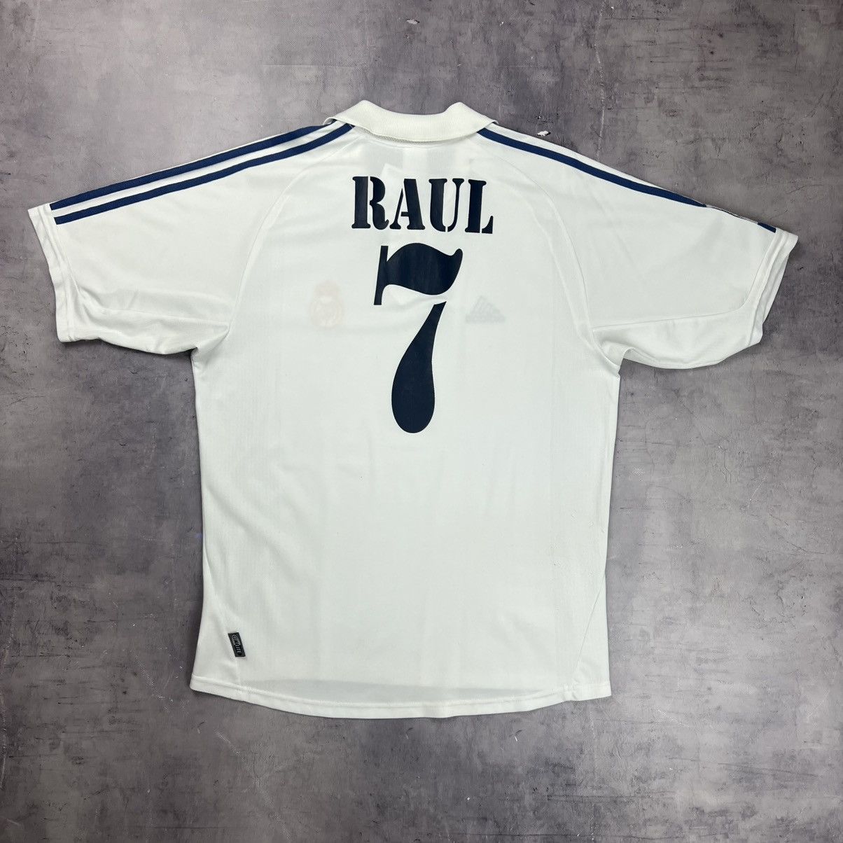 Adidas Rare! Raul 7 Real Madrid Adidas Soccer Jersey Shirt 00s Size US M / EU 48-50 / 2 - 2 Thumbnail