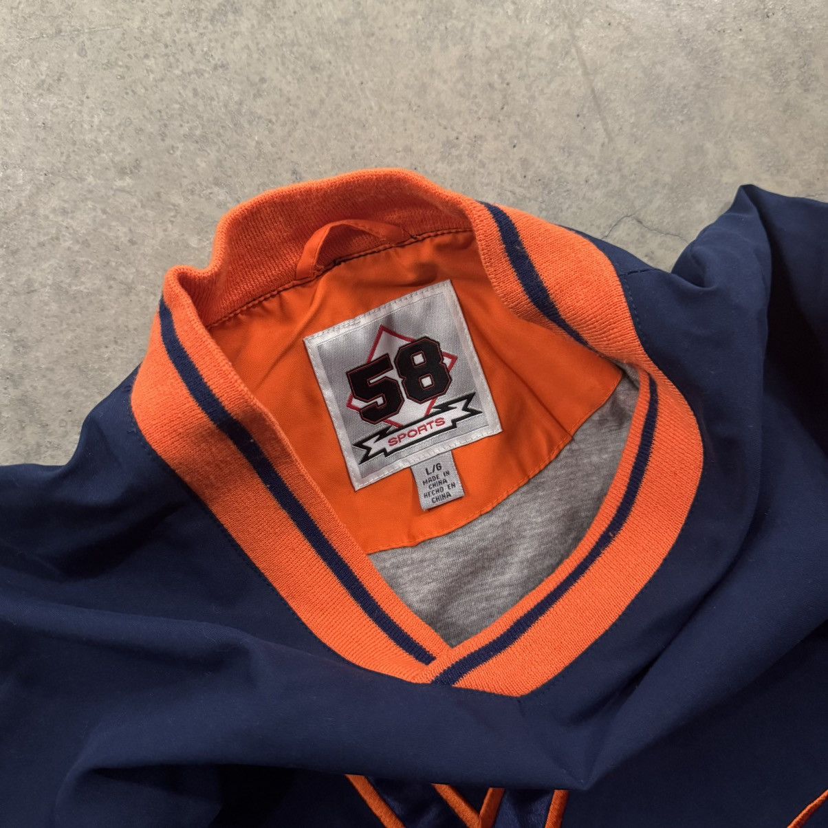 Vintage Vintage 90s Y2K Virginia Cavaliers Pullover Jacket Navy Size US L / EU 52-54 / 3 - 3 Thumbnail