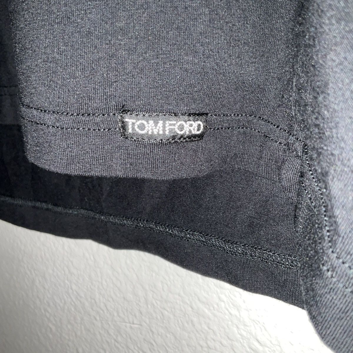 Tom Ford Tom Ford Black Cotton blend T-shirt Size US S / EU 44-46 / 1 - 2 Thumbnail