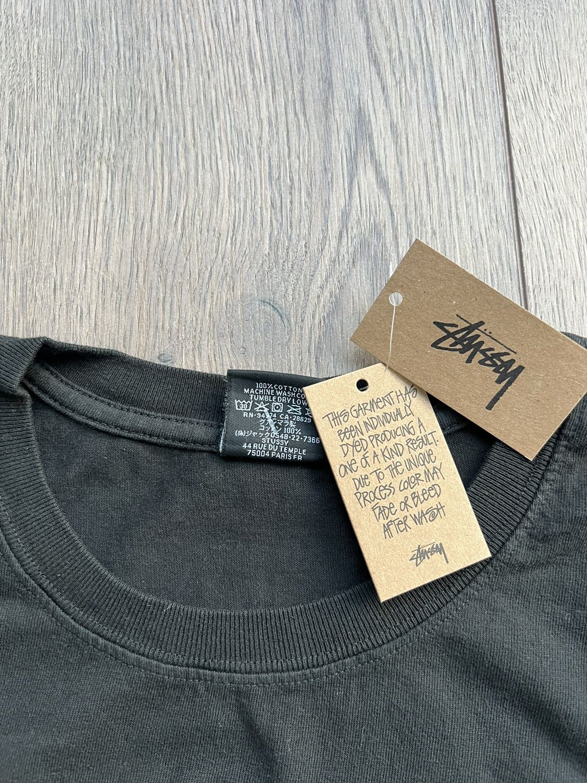 Stussy Stussy Strike Pigment Dyed Tee Large “Black” Size US L / EU 52-54 / 3 - 4 Thumbnail