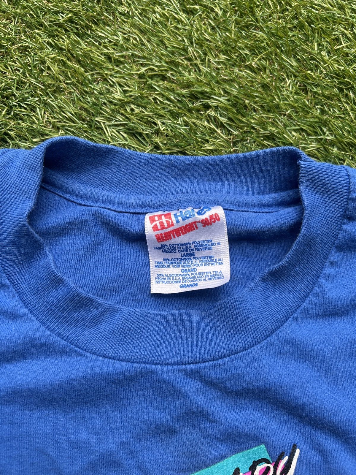 Vintage Vintage 90s Hanes 25th Anniversary DOSS 1994-95 T-Shirt Size US L / EU 52-54 / 3 - 3 Thumbnail