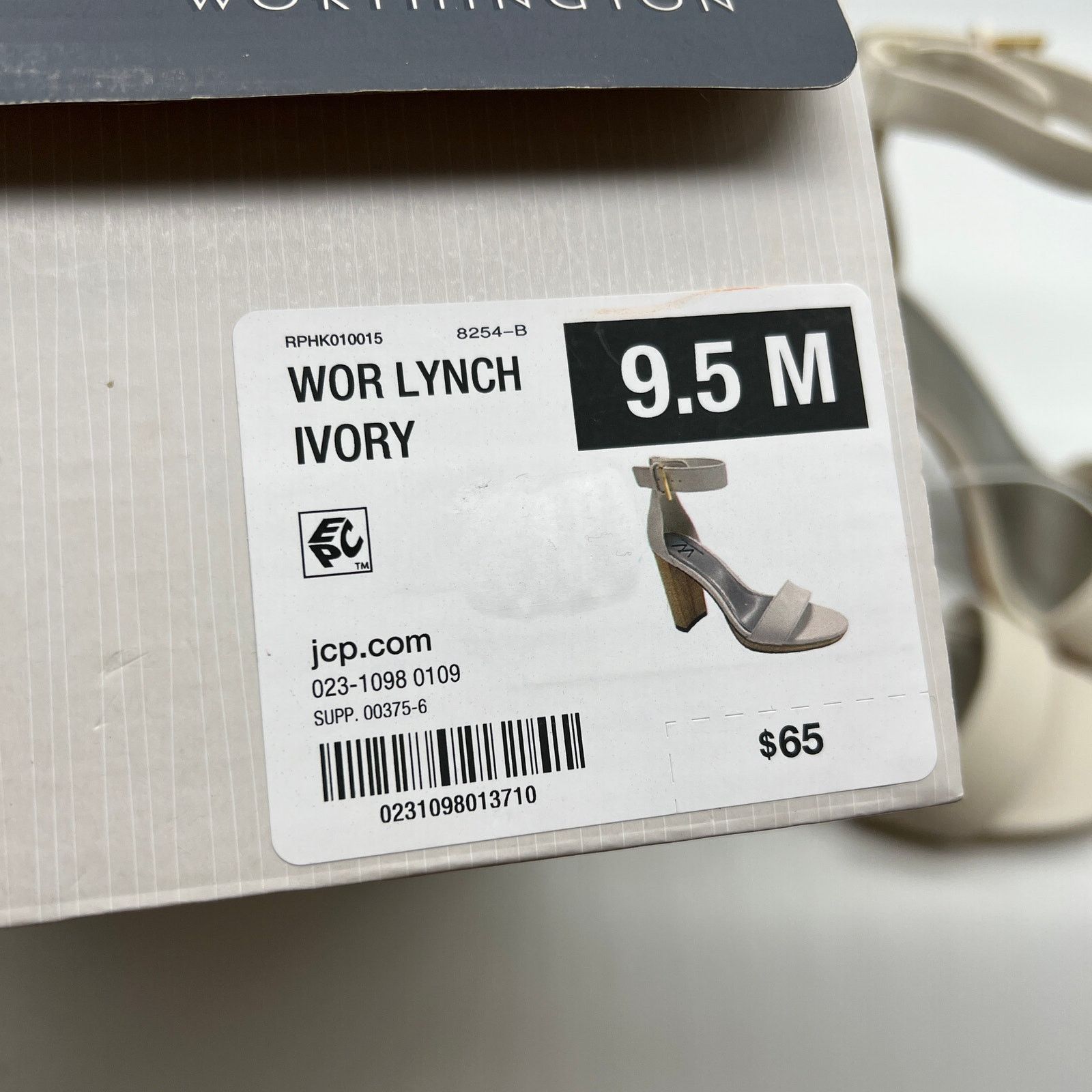 Other Worthington Womens Lynch Heeled Sandals Ivory Size US 9.5 / IT 39.5 - 14 Thumbnail