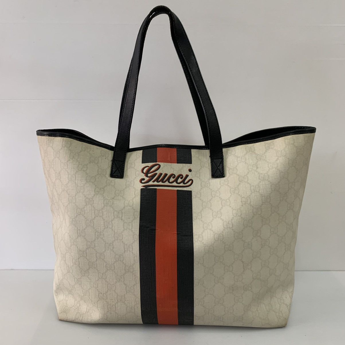Gucci Gucci Monogram White Tote Bag Size ONE SIZE - 13 Thumbnail