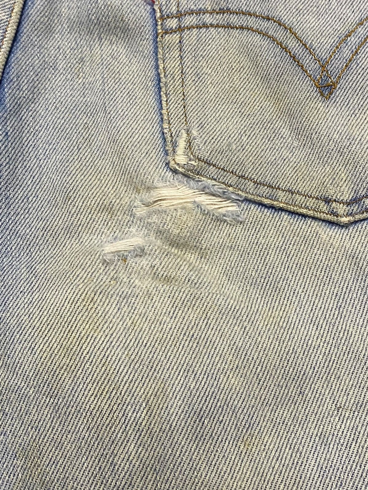 Levi's Vintage Levis 550 80/90s Faded Grunge Distressed Loose Jeans Size US 29 - 16 Thumbnail