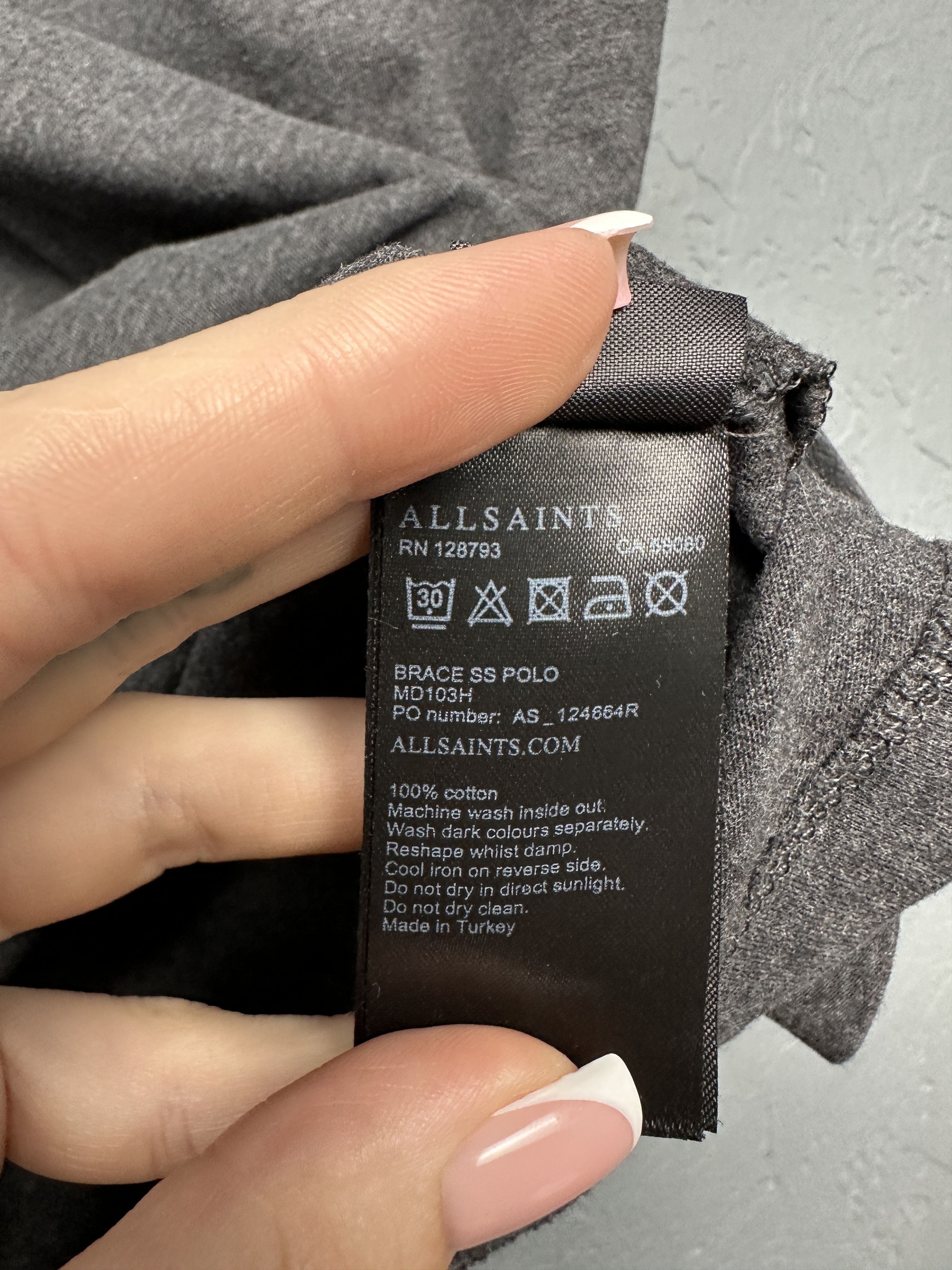 Allsaints Allsaints Brace Mens Polo Shirt Size US XS / EU 42 / 0 - 5 Thumbnail