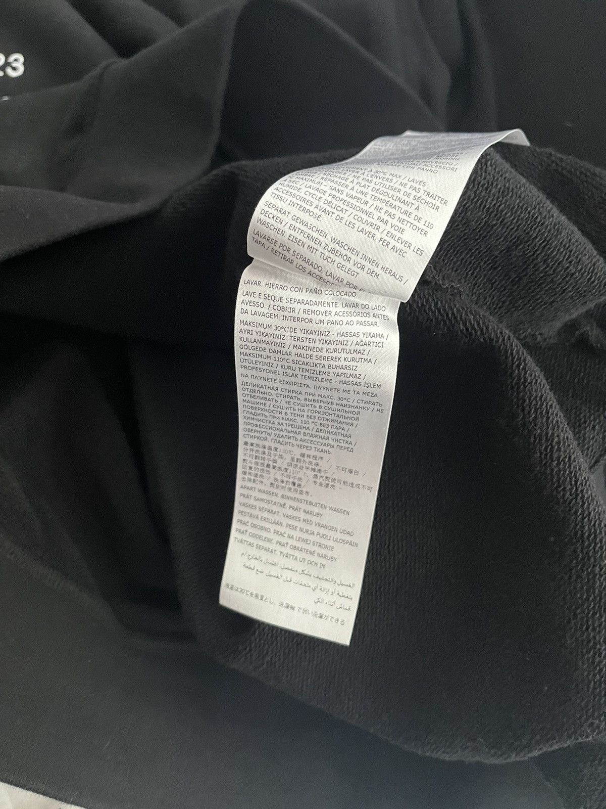 Maison Margiela Maison Margiela hoodie black oversize Size US L / EU 52-54 / 3 - 5 Thumbnail