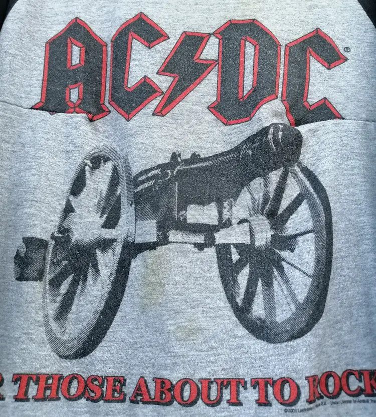 AC/DC Vintage ACDC For Those About To Rock Tour 2003 3q T-Shirt Size S / US 4 / IT 40 - 13 Thumbnail