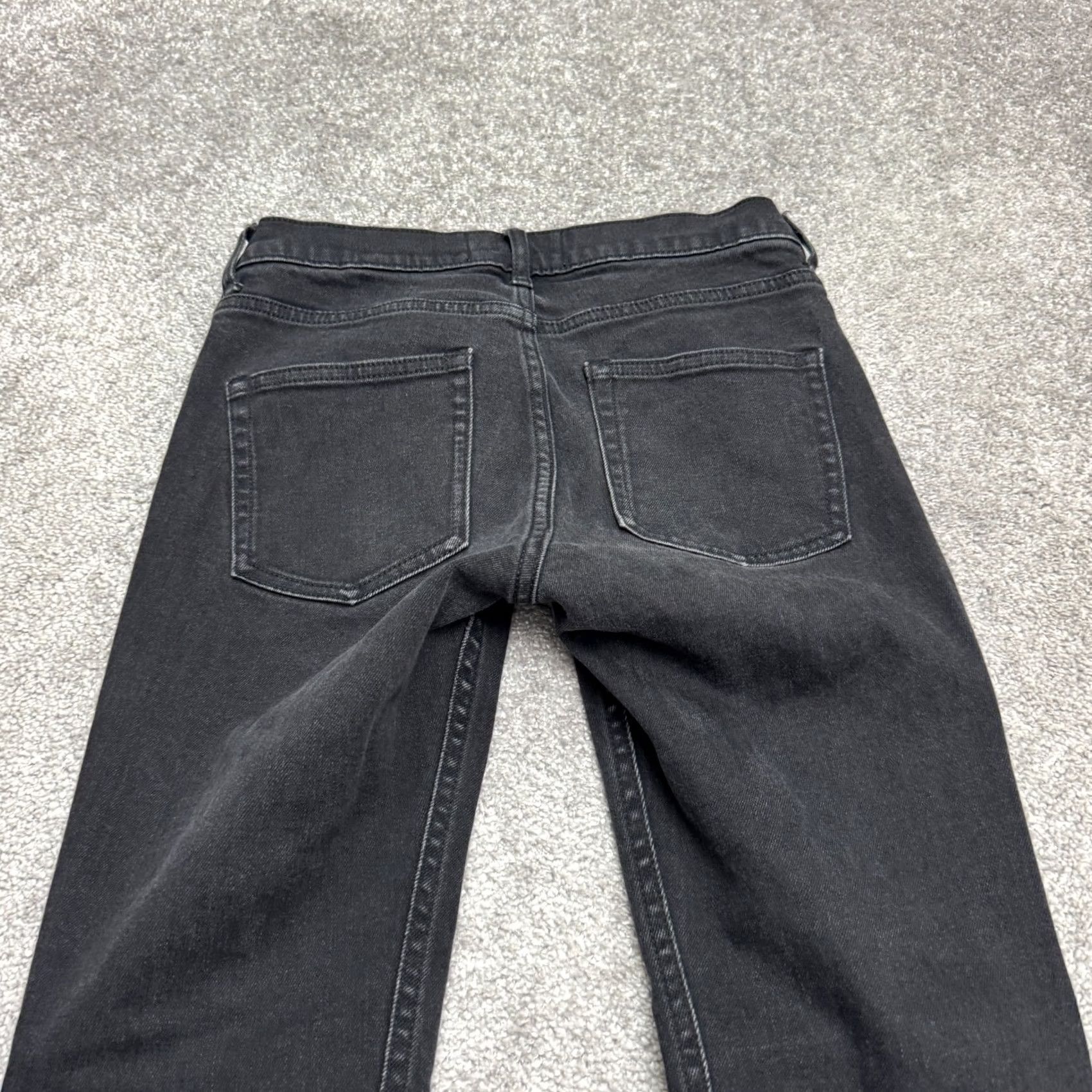 Everlane Everlane Skinny Ankle Denim Jeans Womens 26 Black Mid Rise Cotton Stretch Casual Jeans Size 26" / US 2 / IT 38 - 4 Thumbnail