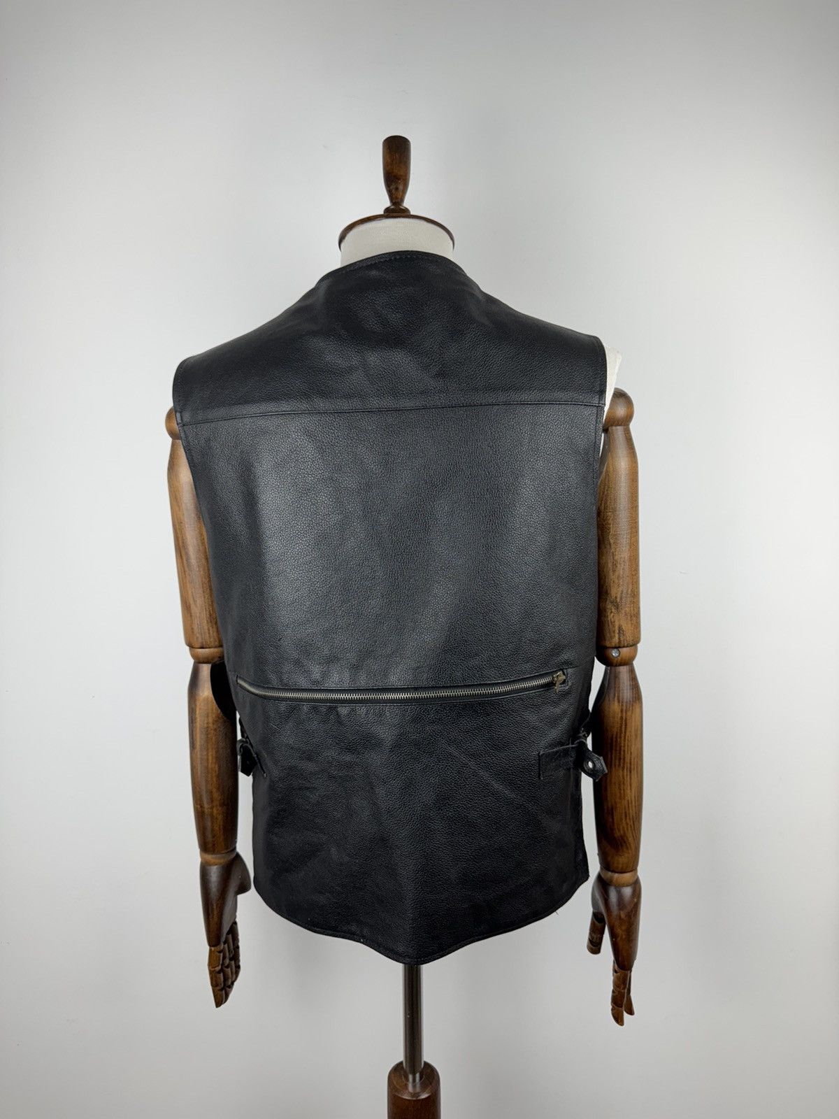 Vintage Vintage Real Leather Retro Bike Vest Jacket size L Size US XL / EU 56 / 4 - 4 Thumbnail