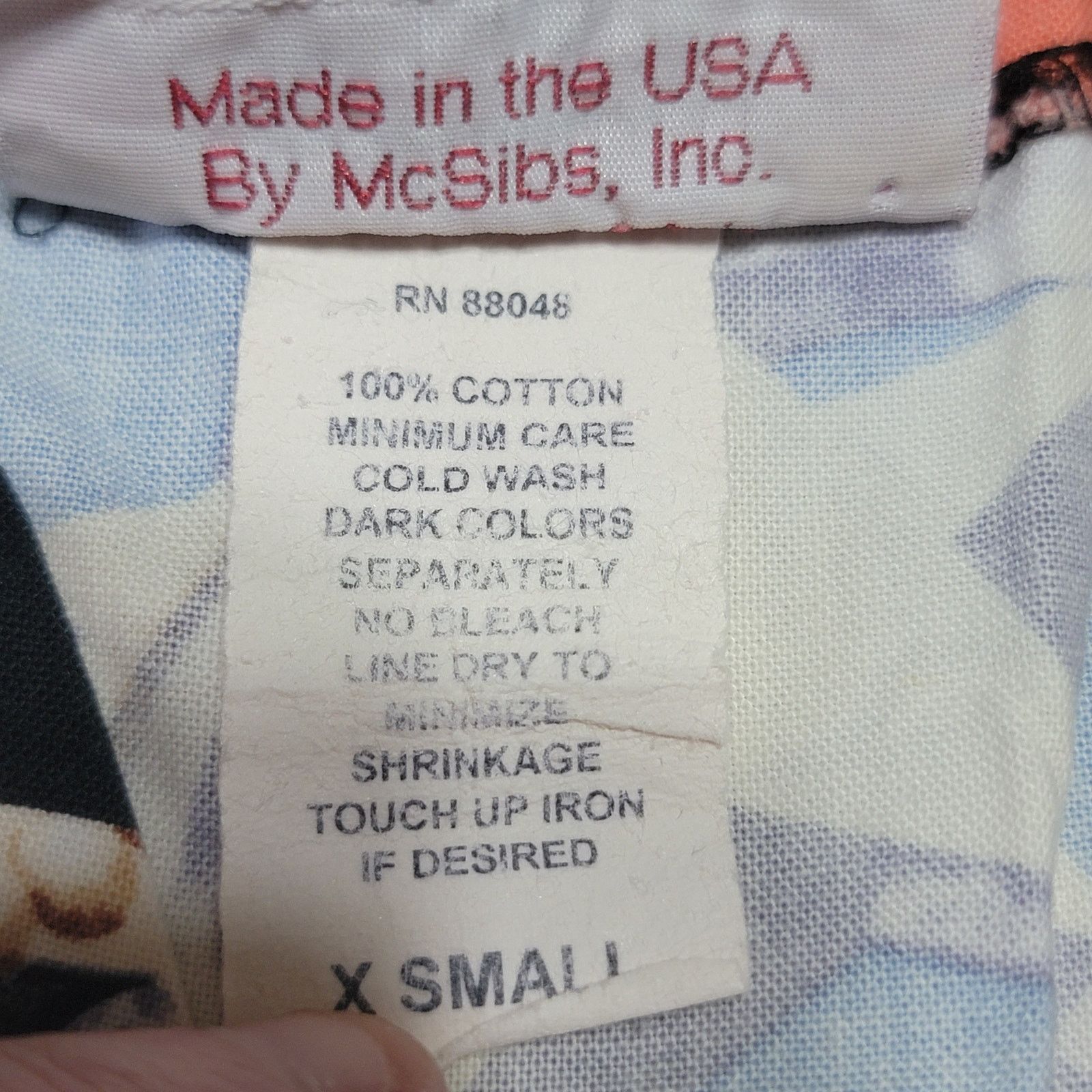 Other Texas Themed Scrub Top (Mad About Scrubs) - Size XS Size XS / US 0-2 / IT 36-38 - 5 Thumbnail
