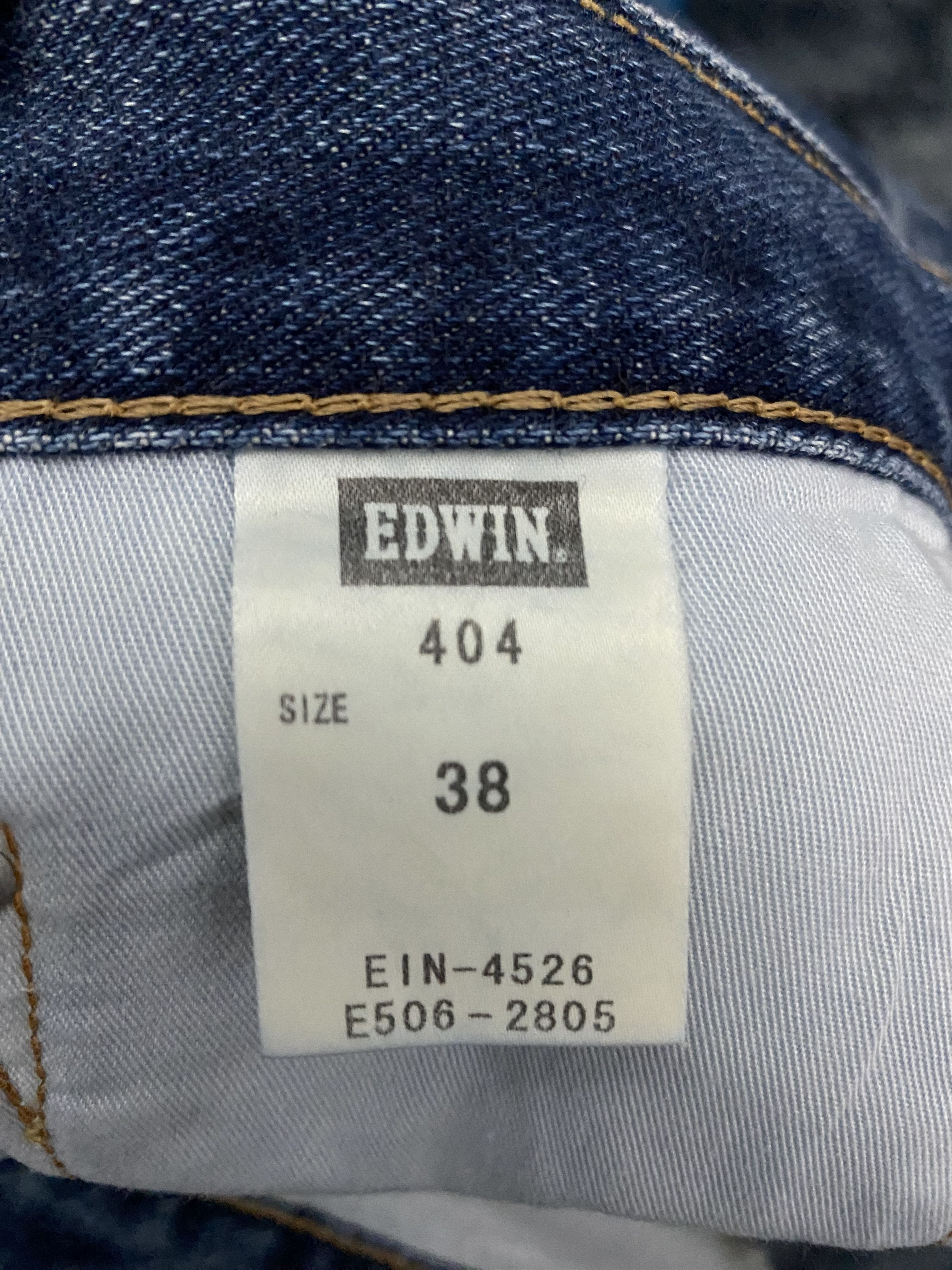 Edwin Edwin 404 MADE IN JAPAN International Basic Denim Jeans W38 Size US 38 / EU 54 - 12 Thumbnail