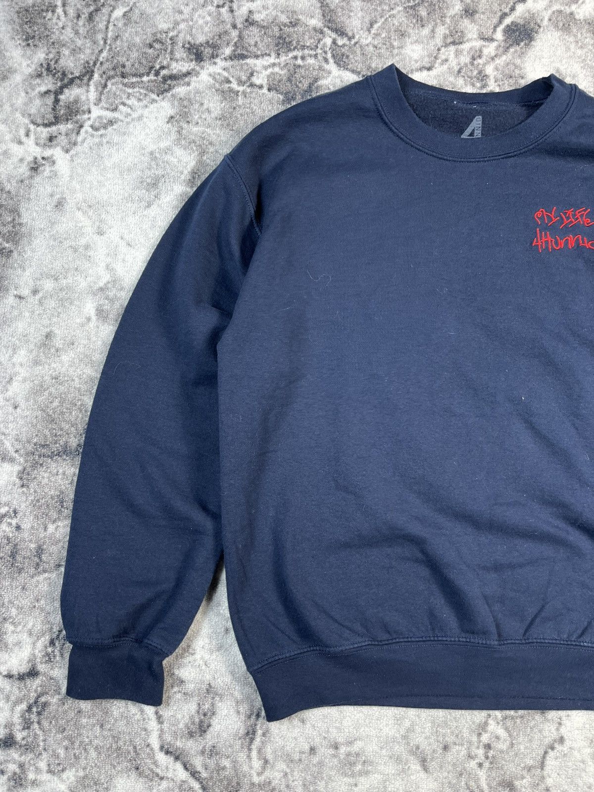 Other YG 4Hunnid Good Sex No Stress Graphic Crewneck Navy Size US M / EU 48-50 / 2 - 3 Thumbnail