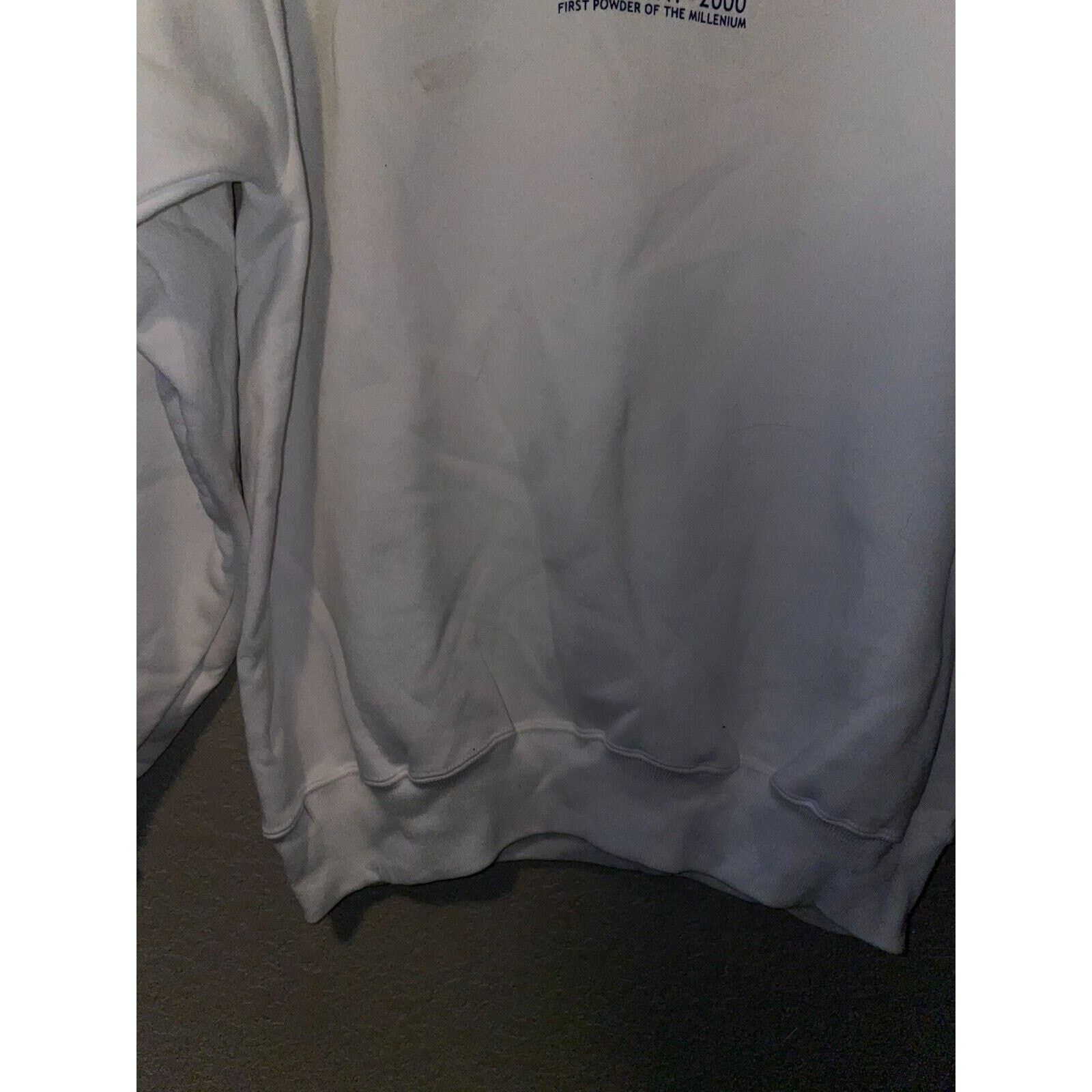 Jerzees Vintage Steamboat Sweatshirt 1/4 Zip White Crewneck L Size US L / EU 52-54 / 3 - 5 Thumbnail