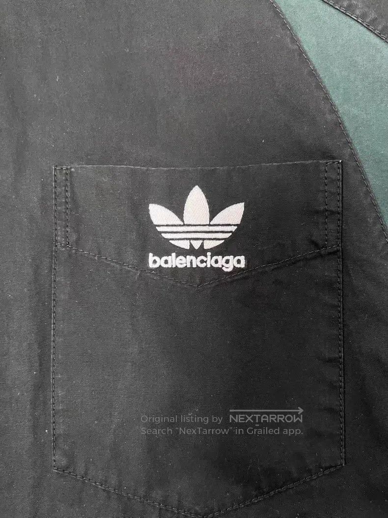 Balenciaga Balenciaga Color Block Letter Logo Printed Hooded Long Sle Size US L / EU 52-54 / 3 - 3 Thumbnail