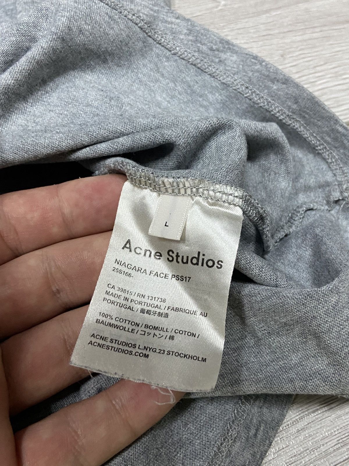 Acne Studios × Vintage Acne Studio niaga Face Nash t-shirt Size US L / EU 52-54 / 3 - 5 Thumbnail