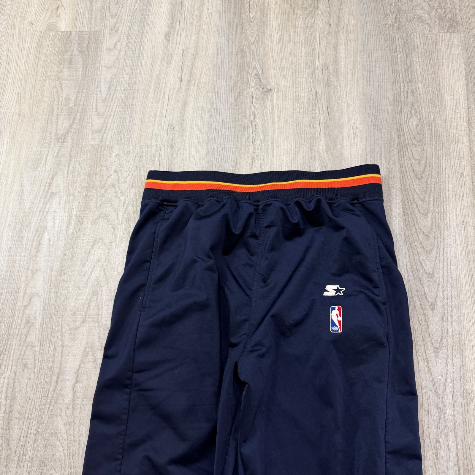 Vintage Vintage Starter NBA Tear Away Warm Up Pants Men's XL Blue Size US 36 / EU 52 - 2 Thumbnail