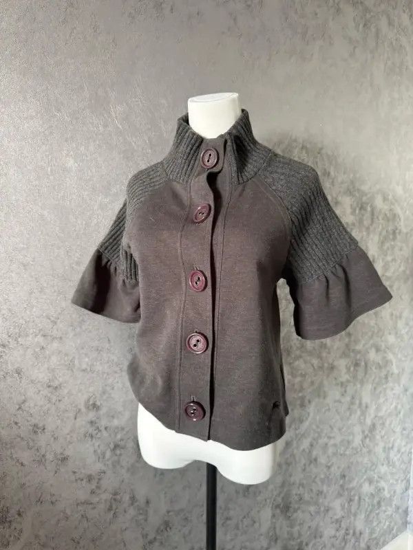 Burberry Gray Short Cardigan for Women