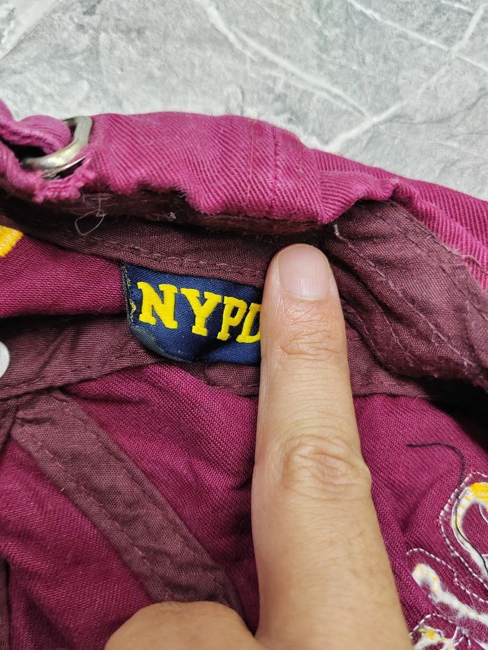 Japanese Brand Vintage NYPD Distressed Style Cap Hat Size ONE SIZE - 6 Thumbnail