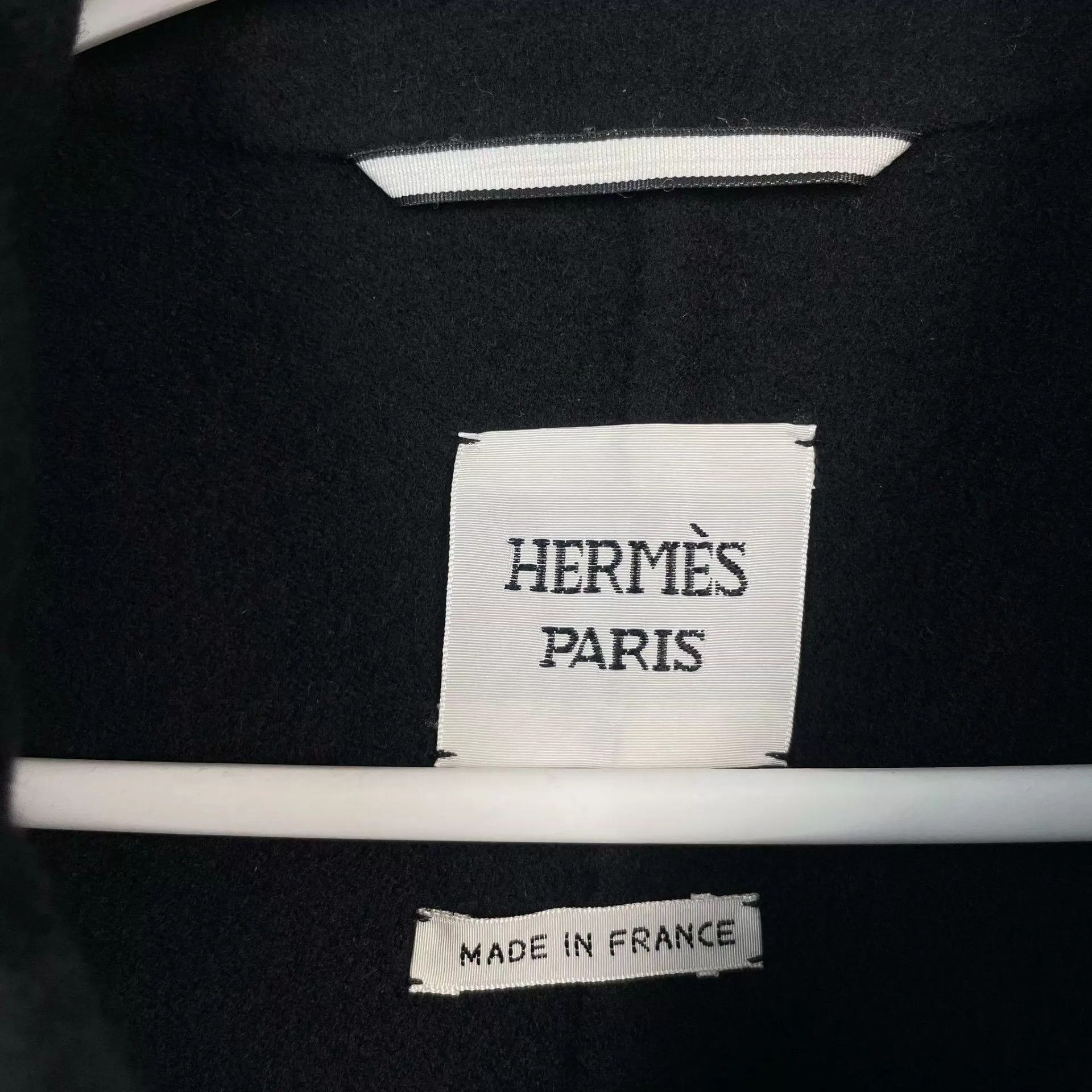 Hermes Hermès Overcoat Black 34 95 New Size XS / US 0-2 / IT 36-38 - 3 Thumbnail