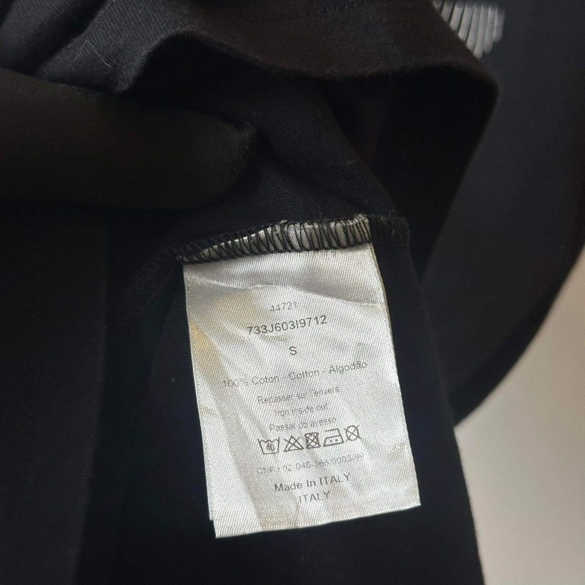 Dior DIOR BIG LOGO BEE BLACK T SHIRT Size US S / EU 44-46 / 1 - 6 Thumbnail